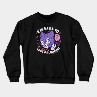 Cute But Dramatic Cat by Tobe Fonseca Crewneck Sweatshirt